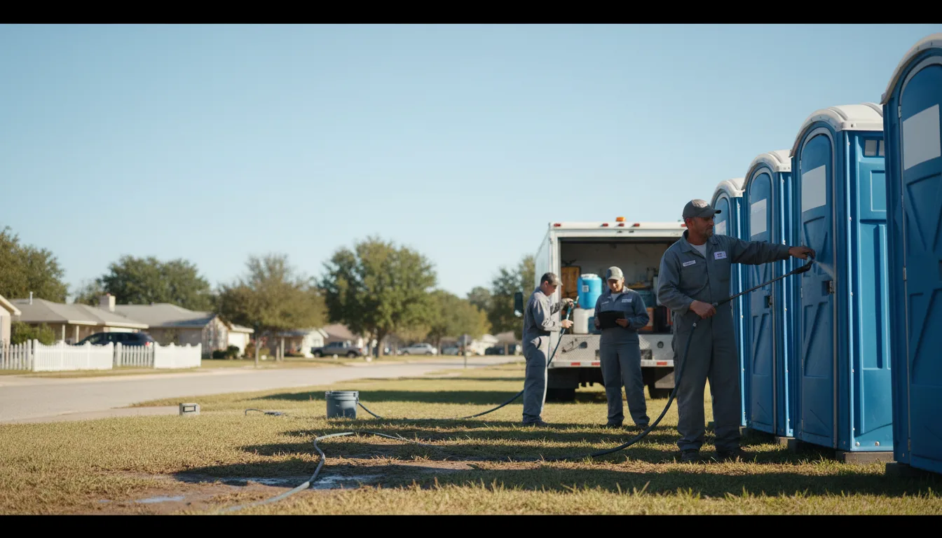 Long-Term Portable Toilet Rental in Wynnewood, OK near me
